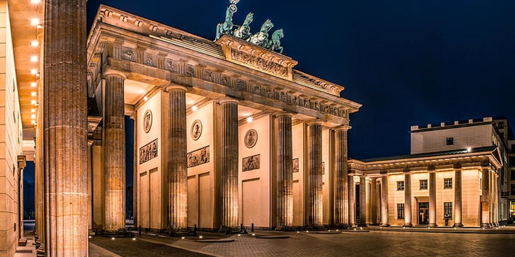 historical landmarks Germany Brandenburg Gate Berlin